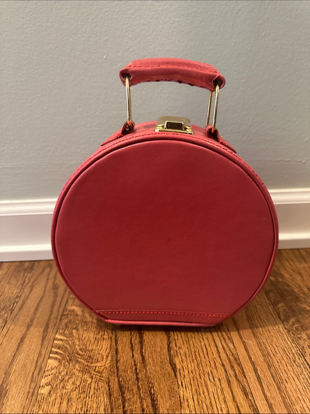 EUC Vintage Retro Classic Round Pink Top-Handle Women’s Bag Purse